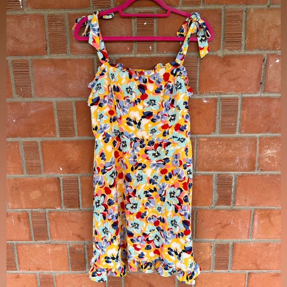 BCBGenration mini dress, size 8, multi color floral. - Picture 5 of 9